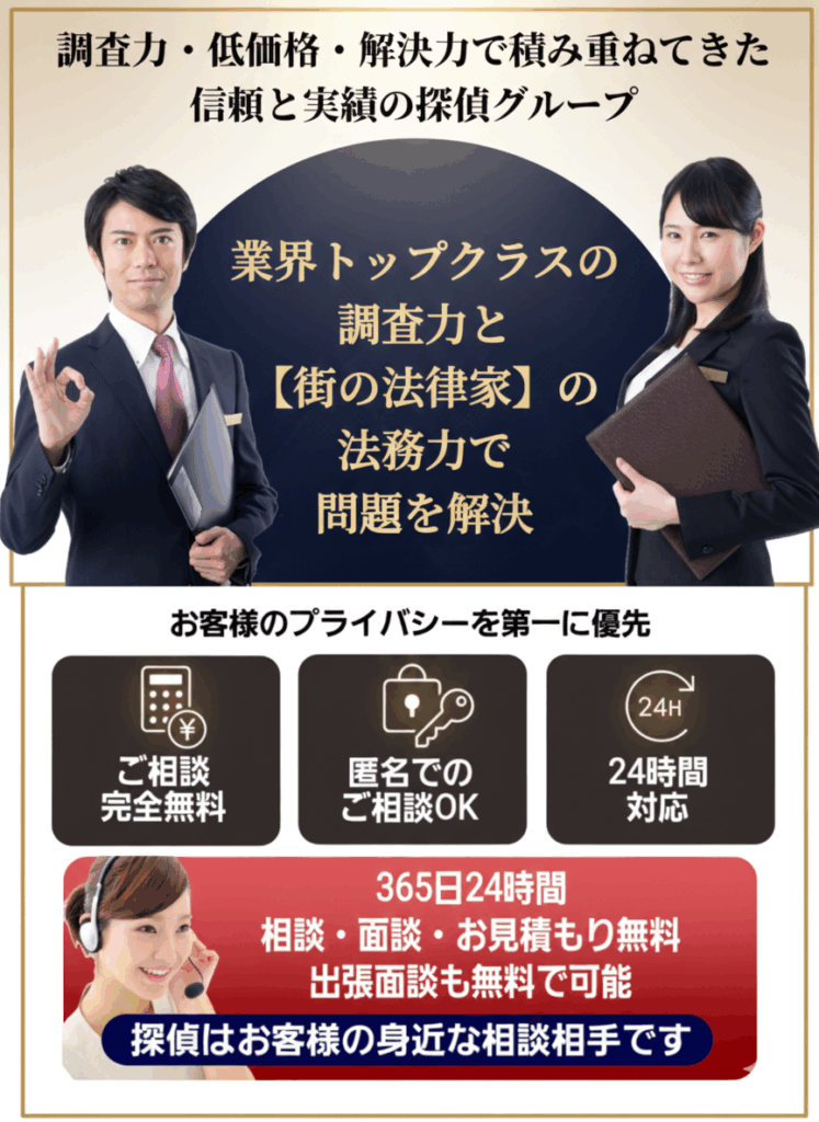 信頼と実績の探偵グループ