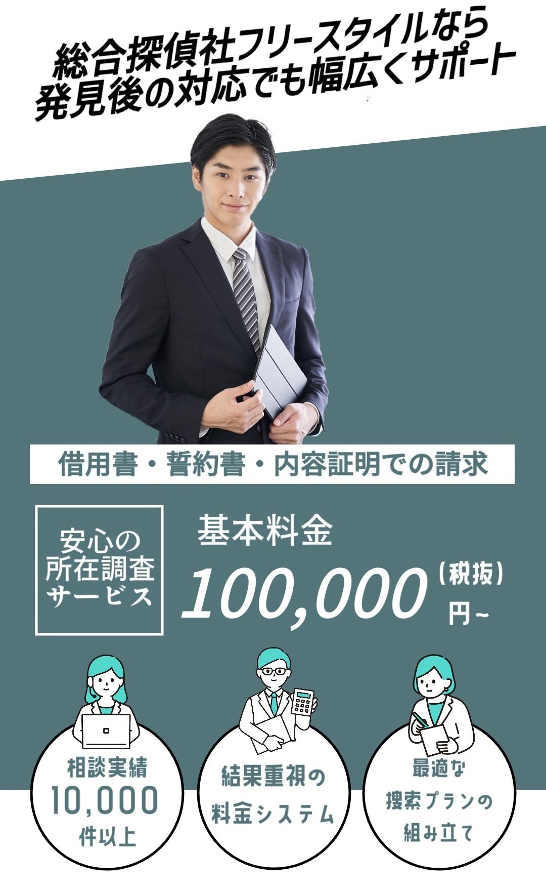 人探しの基本料金