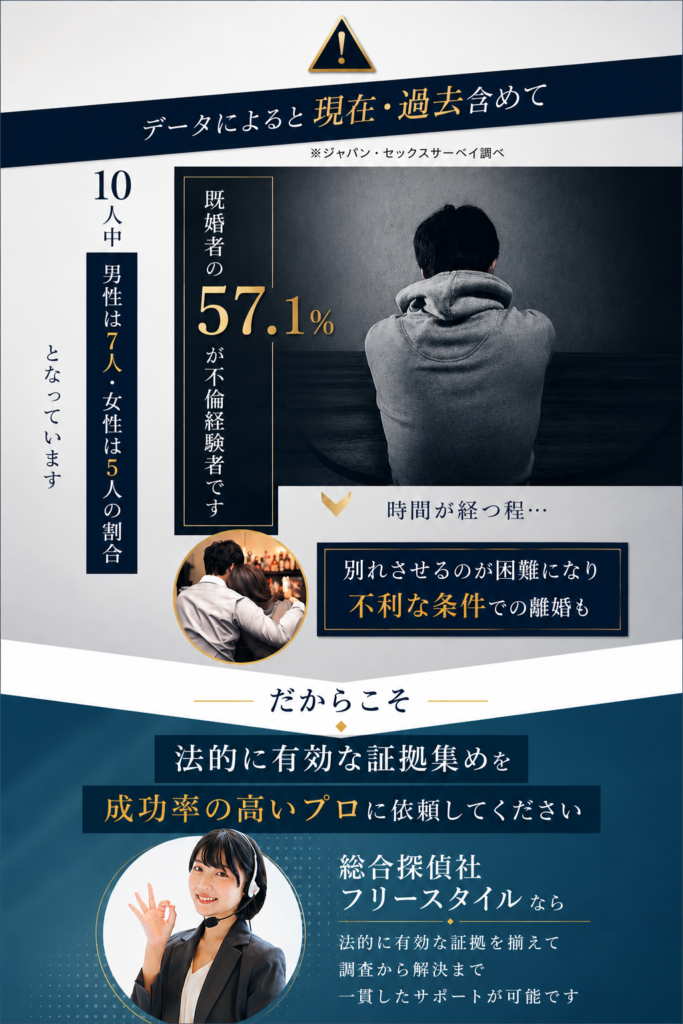 浮気調査はプロにお任せ